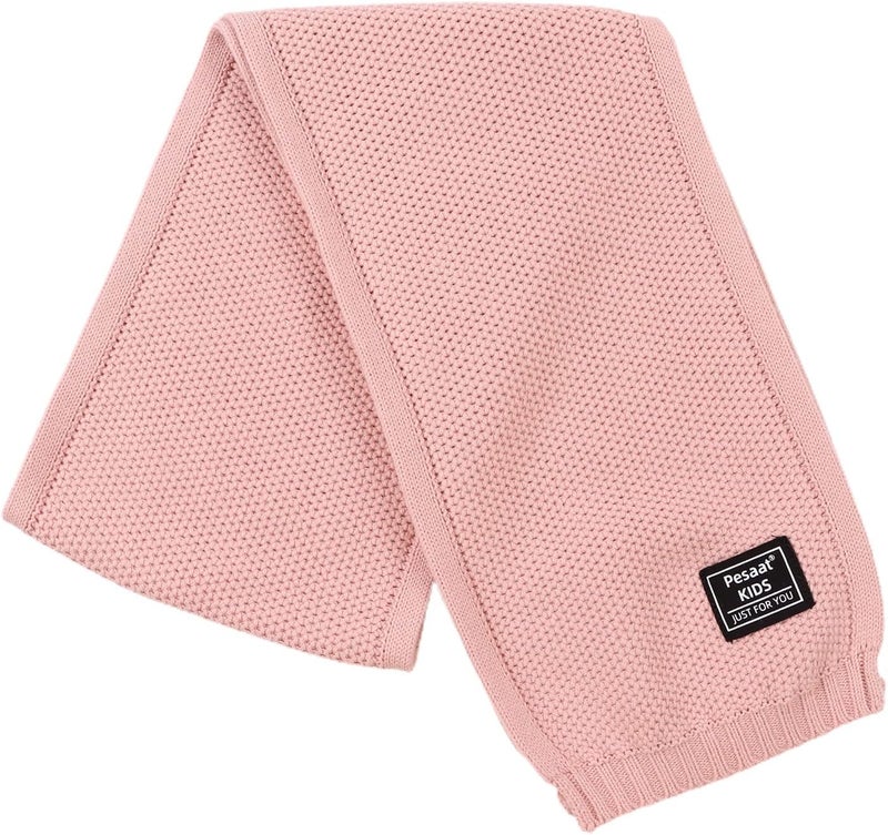 Pesaat Kids Winter Infinity Scarf Knit Toddler Boy Girls Scarves Cotton Outdoor Neck Warmer for Children 3-15 Years - Image 2